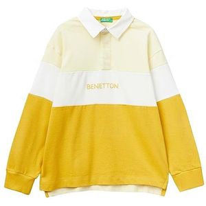 United Colors of Benetton Uniseks poloshirt voor kinderen en jongeren, geel 1g6, 150