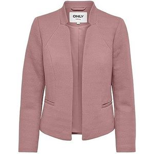 Only Onladdy-Line L/S Short Blazer CC TLR Dames, Withered Rose/Detail: Melange, L
