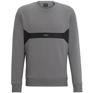 BOSS Salbon Sweatshirt voor heren, Medium Grey36, 3XL