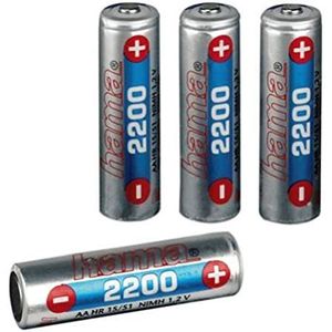 Hama NiMH-batterij""Mignon AA"" (2200mAh) 4-pack