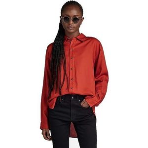 G-STAR RAW Damesjurk, overhemd, shirts, Oranje (Rooibos Tea D22917-d297-g052), S