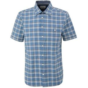 s.Oliver Big Size shirt met korte mouwen met ruitpatroon, 54N4, 4XL
