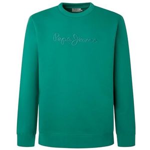 Pepe Jeans Joe Crew Sweatshirt voor heren, Groen (Jungle Green), M