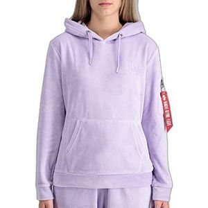 ALPHA INDUSTRIES Badstof hoodie voor dames, Wmn capuchontrui, Pale violet, L