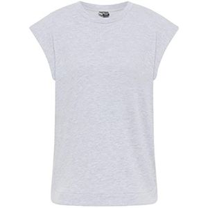 LUREA Dames mouwloos sweatshirt 35426380-LU01, lichtgrijs melange, M, lichtgrijs, gemêleerd, M