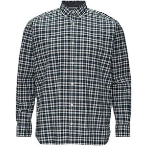 s.Oliver heren hemd lange mouwen geruit, 01n1 wit, 4XL