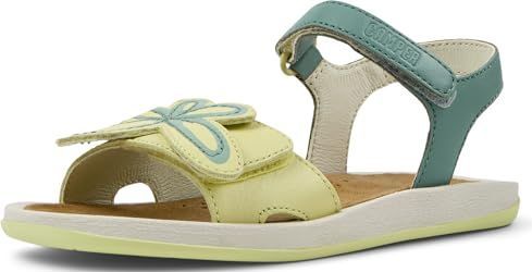 Sandalen - Bicho Twins - Leer - Color-Blocking - Velcro Sluiting - Platte Hak