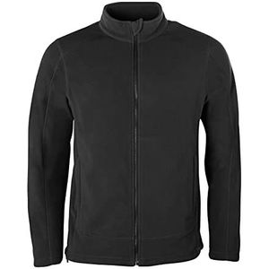 HRM Heren Fleece Jas met Rits, Donkergrijs, Maat 3XL I Mannen Premium Fleecejack Gemaakt van Micro Polar Fleece I Functionele Jas voor Mannen I Werkkleding I Hoogwaardige & Duurzame Herenkleding