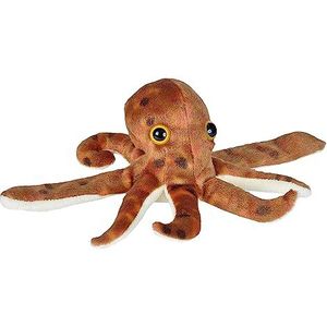 Wild Republic Huggers klikarmband knuffeldier, pluche dier, octopus 20 cm
