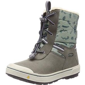 KEEN Unisex Kid's Kelsa Tall Wp Mid Kalf Boot, Magneet Chinois Groen, 36 EU