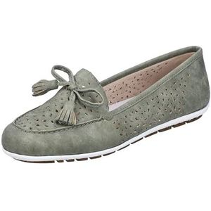 Rieker - 46886 - Pantoffels - Groen - Synthetisch