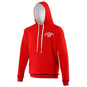 Supportershop sweatshirt met capuchon, rugby-design, uniseks