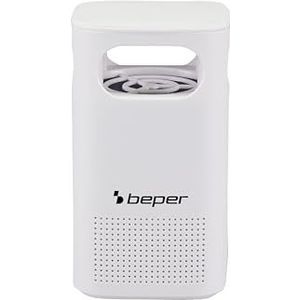 BEPER P206ZAN101 LED-klamboe met ventilator, stil en draagbaar, zonder gebruik van chemicaliën, USB-kabel meegeleverd. Anti-Muggenlamp, UV-tue Insectenverdelger, Anti-Muggen Buiten