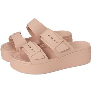 Crocs - Brooklyn Buckle - Sandalen - Pink Caramel