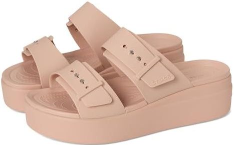 Crocs - Brooklyn Buckle - Sandalen - Pink Caramel
