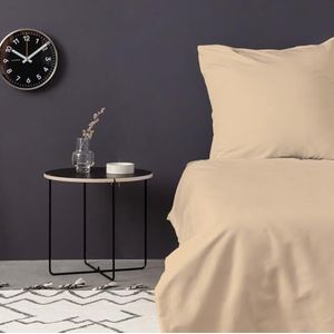 Nuit Des Rêves Luxe satijnen quilt cover set (1 stuk), beige, 135 x 200 cm | 100% katoensatijn, 210 draden count, machinewasbaar op 30 °C | zacht en elegant beddengoed
