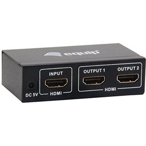 Equip HDMI-splitter 2-poorts video signaalverdeler