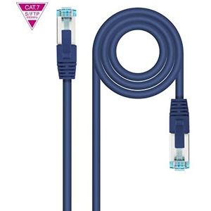 Monkey Ladder Cat.7 netwerkkabel 600 MHz LSZH SFTP PIMF AWG26, blauw, 30 cm