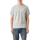 LEVI'S - Shirt - Lichtgrijs - Normale Pasvorm - Kwartmouw