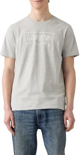 LEVI'S - Shirt - Lichtgrijs - Normale Pasvorm - Kwartmouw