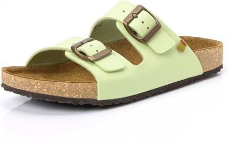 El Naturalistaunisex. 2NE5016LG005_0G3 Leren sandalen Ne50 Waraji groen (36), Leer, Plat, Geen, Casual