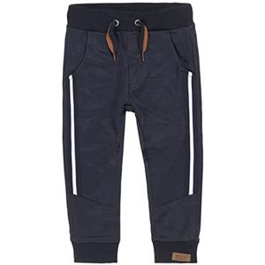 Koko Noko Jongens Jongens Dark Blue White Joggingbroek, Donkerblauw, 9 Maanden