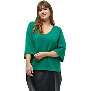 Peppercorn Dames Rosalia 3-4 mouw Pullover Curve, Cadmium Groen, 16