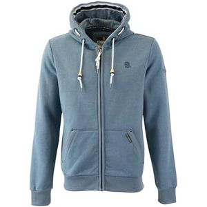 bridgeport Heren sweatjack 36619069-BR02, blauw melange, M, blauw melange, M