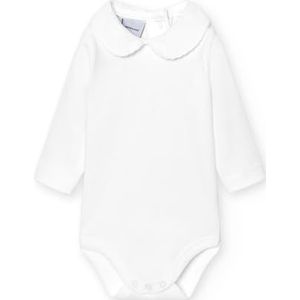babidu Uniseks Baby Body C.Polo Pique, wit, 0 maanden, wit, 0 Maand