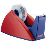 tesafilm® Tischabroller Easy Cut® rood/blauw, leer