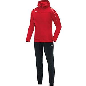 JAKO - Polyester Classico Trainingspak Met Capuchon, Dames, Rood, 40