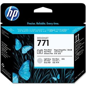 HP771 Large Formatcartridge Foto Zwart, Licht Grijs, 2 kleuren (CE020A) origineel van HP