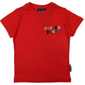 Eleven Paris T-shirt voor jongens, Rood, 14 Jaren