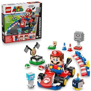 LEGO Super Mario: Mario Kart – Interactieve LEGO Mario en Standaardkart, Speelgoed voor Fantasiespel, Bouwset voor Kinderen, Cadeau voor Gamers Vanaf 7 Jaar 72043