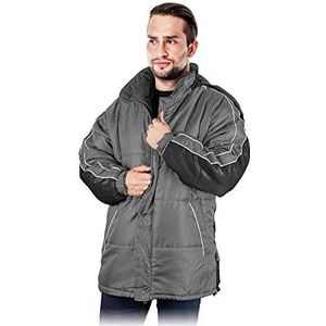 Rijst Coalaxl gevoerde beschermende jas, grijs-zwart, XL maat