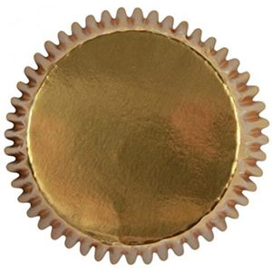PME Cupcakevormpjes Metallic Goud pk/30