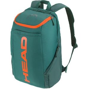 HEAD Pro Backpack tennisrugzak, cyaan/oranje, 28L