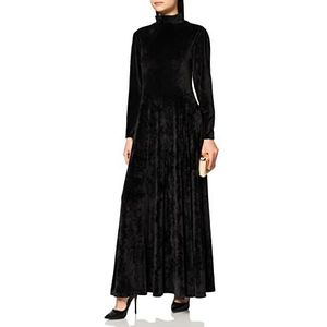 KENDALL & KYLIE K & K W MAXI VELVET FLARE DRESS KKW353010 Cocktail, zwart, klein (8 stuks) dames