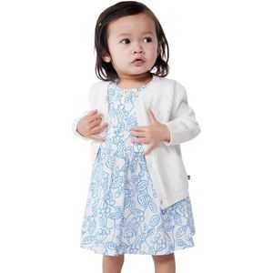 Petit Bateau Vest voor babymeisjes, Wit, 12 Maanden