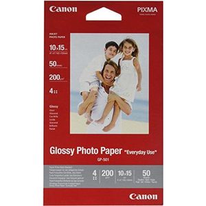 Canon GP-501 glanzend fotopapier (50 vel, glanzend), 10 X 15 cm