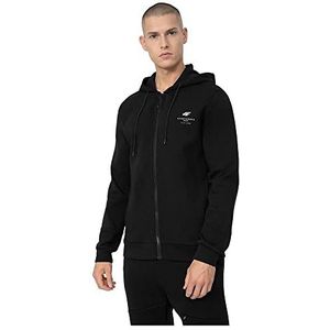 4F Sweatshirt voor heren, Diepzwart, 3XL