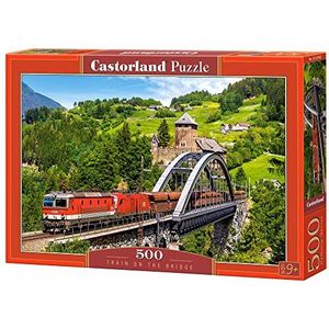 Train on the Bridge Puzzel (500 stukjes, hobby)