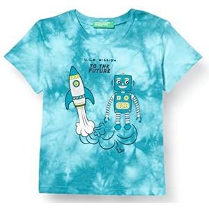 United Colors of Benetton T-shirt voor kinderen, lichtblauw 660, 18 Maanden