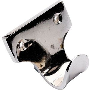 Bulk Hardware BH01944 schuiframeaanslag, verchroomd, wit