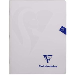 Clairefontaine 303740C - Set van 10 Mimesys Geniet Fotoalbum - 17x22 cm - 96 effen wit Pagina's - Papier 90 g - Transparante Polypropyleen Kaft - Willekeurige Kleuren