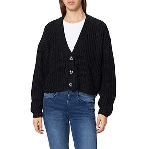 Urban Classics Dames Dames Oversized Cardigan Sweater, Zwart, zwart, L