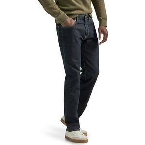 Lee Men's Extreme Motion Straight Taper Jean, Rinse, 33W x 30L