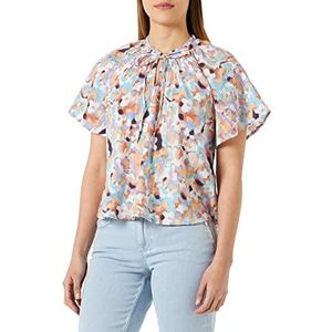 edc by Esprit Katoenen blouse met patroon, lila, S