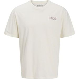 Jordragon Tee Ss Crew Neck Ft Styd Aw24, Egret, XS