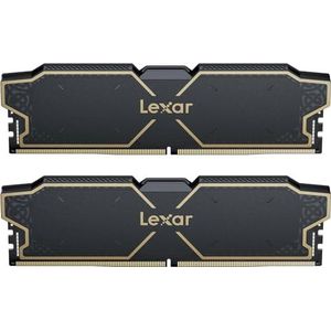 Lexar THOR OC DDR5 RAM 32GB Kit (2x16GB) 6000 MHz, DRAM 288-Pin UDIMM Desktop Geheugen, DDR5 High-Performance Gaming Computer Geheugen voor Intel XMP 3.0/AMD EXPO, 1.35V(LD5U16G60C38LG-RGD)